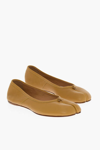 MM22 Leather TABI Ballet Flats