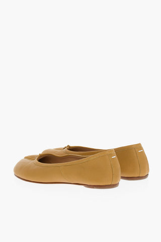 MM22 Leather TABI Ballet Flats