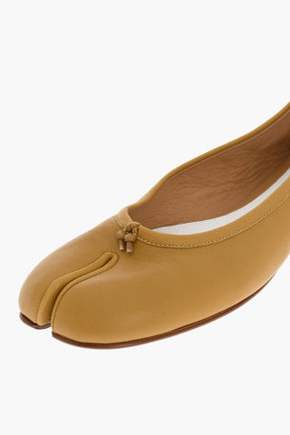 MM22 Leather TABI Ballet Flats