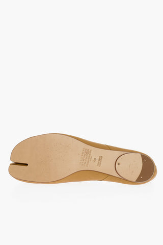 MM22 Leather TABI Ballet Flats