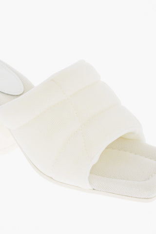 MM6 Padded Mules with 7cm Square Toe