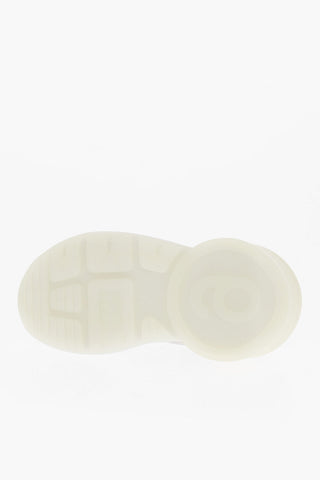 MM6 Suede and Fabric Sneakers with Chunky Sole