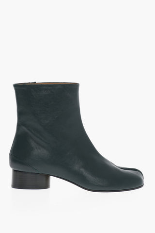 MM22 Leather TABI Ankle Boots Heel 3.5cm