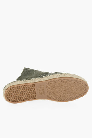 MM22 Sabot in Canvas con Rifinitura in Rafia