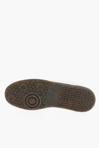 MM22 Two-tone Leather Low-Top Sneakers