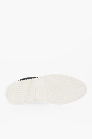 MM22 Sneakers Alte in Cotone a Tinta Unita