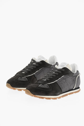MM22 Fabric and Suede Low Top Sneakers