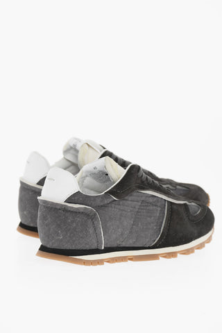 MM22 Fabric and Suede Low Top Sneakers