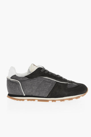 MM22 Fabric and Suede Low Top Sneakers