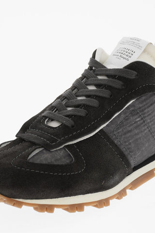 MM22 Fabric and Suede Low Top Sneakers