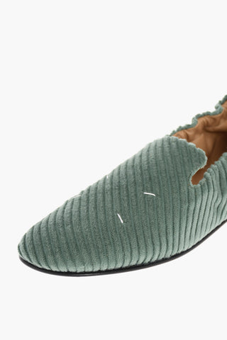 MM22 Solid Color Corduroy Loafers