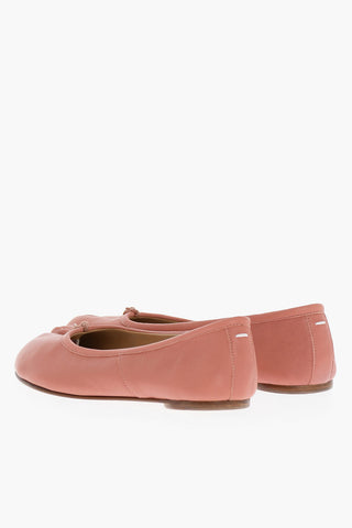 MM22 Leather TABI Ballet Flats