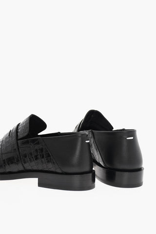 Croco-Effect Leather TABI Penny Lofares