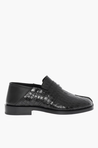 Croco-Effect Leather TABI Penny Lofares