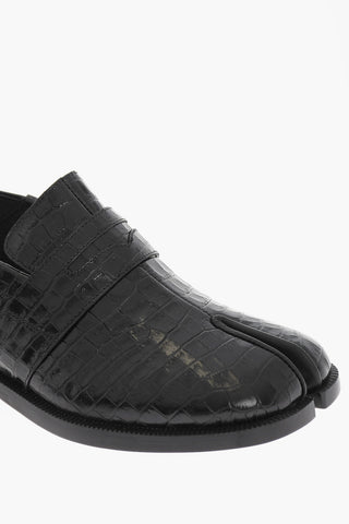 Croco-Effect Leather TABI Penny Lofares