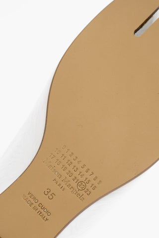 MM22 Crinkled Effect Solid Color TABI Ballet Flats