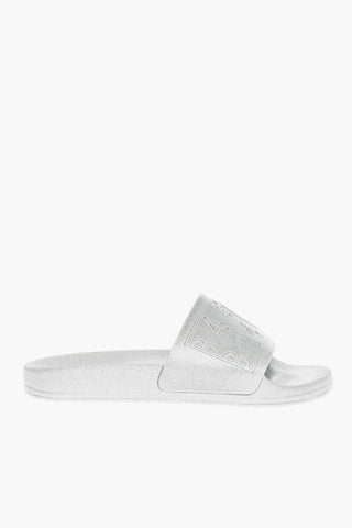 MM6 Glitter Slides with Embossed Logo