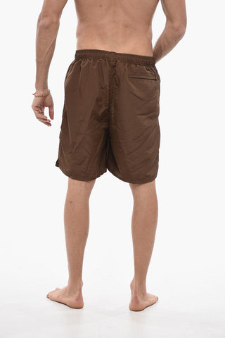 Nylon Swim Shorts with 3-Pockets