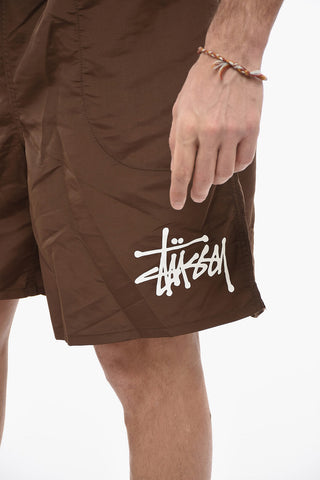 Nylon Swim Shorts with 3-Pockets
