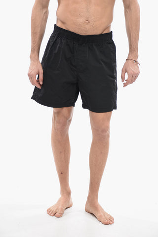 Solid Color Nylon Swimshorts