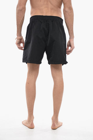 Solid Color Nylon Swimshorts