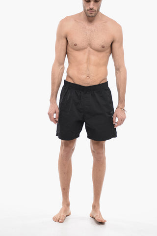 Solid Color Nylon Swimshorts