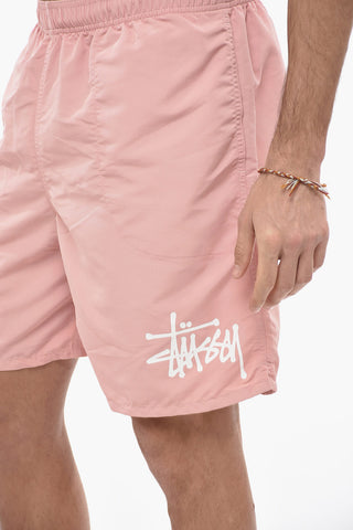 Nylon Swim Shorts with 3-Pockets