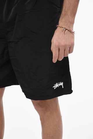 Nylon Swim Shorts with 3-Pockets