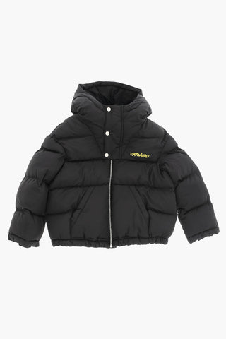 LOGO PRINT PADDED JACKET