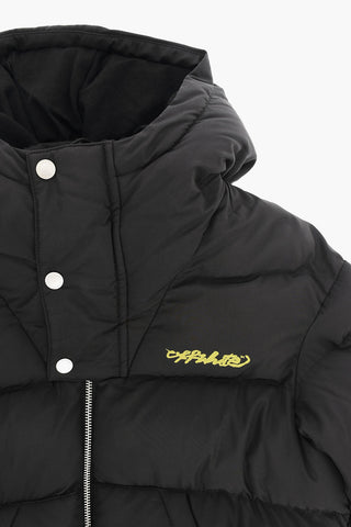 LOGO PRINT PADDED JACKET