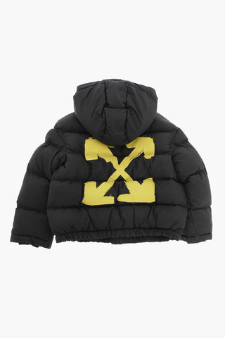 LOGO PRINT PADDED JACKET