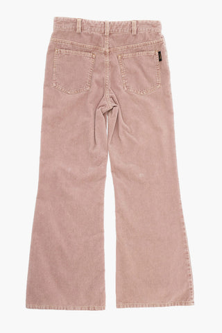 Cordoroy Casual Pants with Golden Details