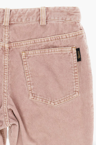 Cordoroy Casual Pants with Golden Details