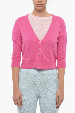 Interchangeable Detail Cashmere KENDALL Cardigan 