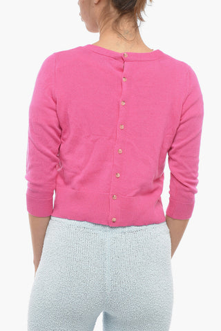 Cardigan KENDALL in Cashmere con Dettaglio Intercambiabile