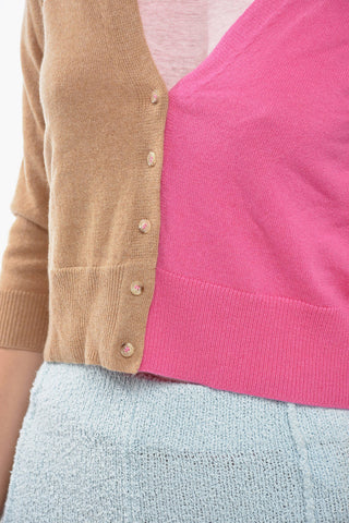 Interchangeable Detail Cashmere KENDALL Cardigan 