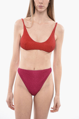 Two-Tone Lurex Bikini
