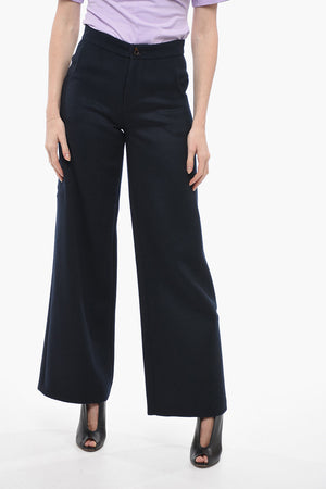 Wool Straight-Fit Trousers HARBOUR