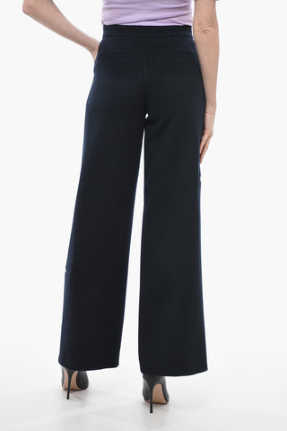 Wollhose HARBOUR Mit Geradem Schnitt