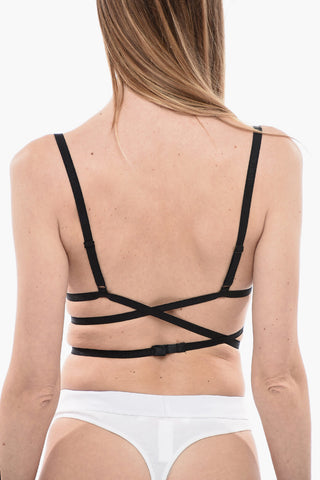 Reggiseno Morbido in Seta con Pizzo
