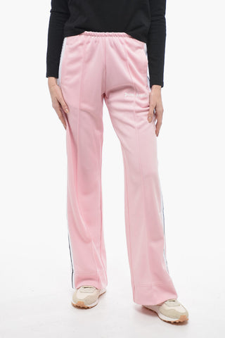 Joggers Track Cropped Con Bande A contrasto