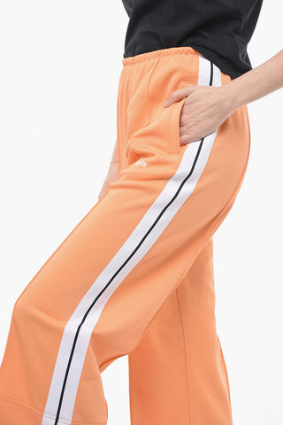 Cropped Track Joggers With Contrasting Bands