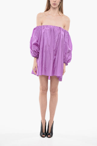 Pouf Sleeves Silk Blouse