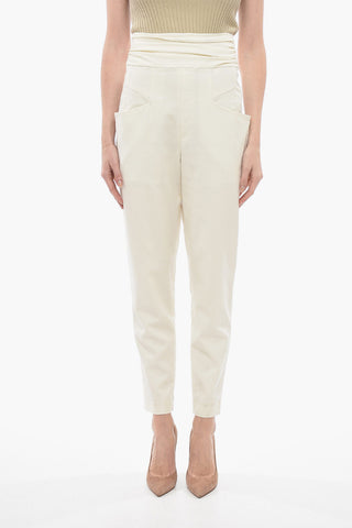 Ruched High-Waisted STODA Pants