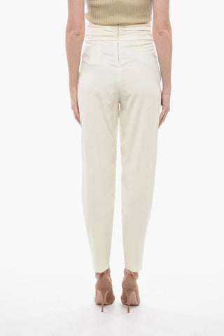Ruched High-Waisted STODA Pants