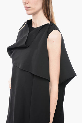 PINK PP Abito a Cappa in Misto Lana con Loose Fit