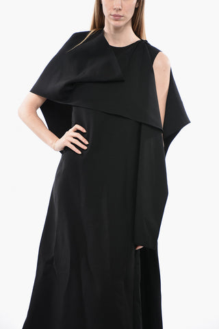 PINK PP Abito a Cappa in Misto Lana con Loose Fit