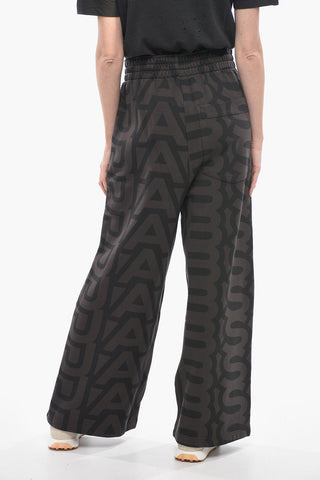 Wide Fit Monogram Joggers