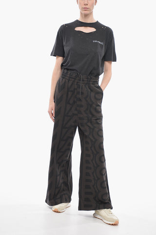 Wide Fit Monogram Joggers