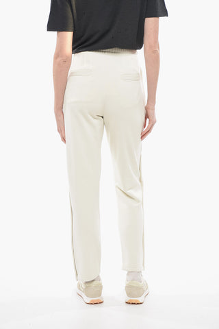 Brushed Cotton INAYAKI Pants With Side Zip
